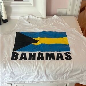 Bahamas Flag Graphic Tank Top